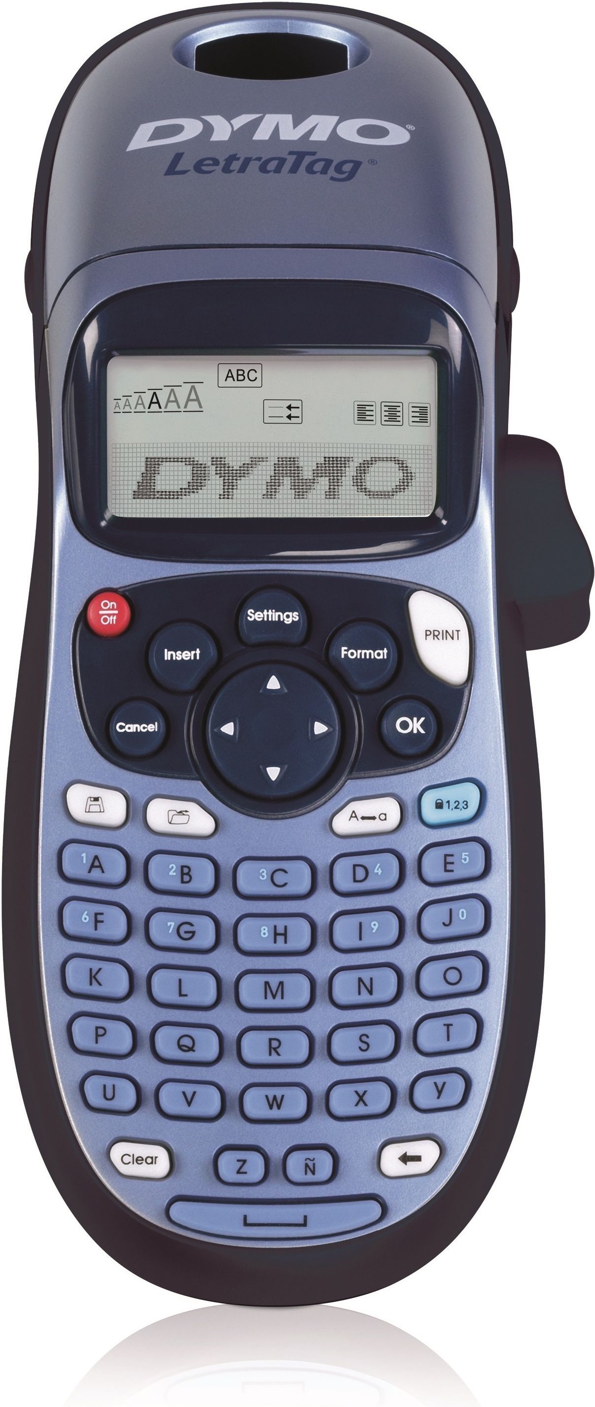 Переносной принтер этикеток Dymo LetraTag LT-100H синий