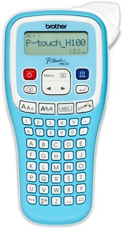 Принтер этикеток Brother PT-H100, синий 