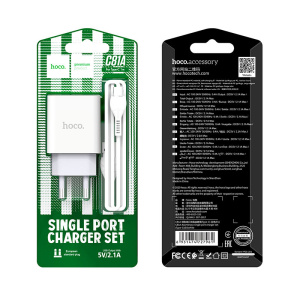 hoco-c81a-asombroso-single-port-wall-charger-set-type-c-package