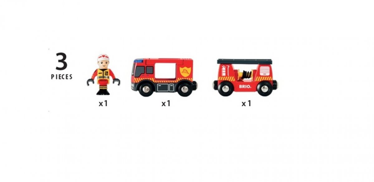 Пожарная машина Brio 33811
