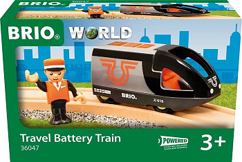 Пассажирский поезд BRIO World 36047 на аккумуляторной батарее