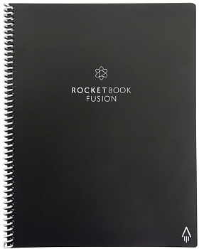 Блокнот Rocketbook Fusion Letter Size, A4, чёрный