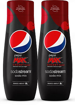 Концентрат безалкогольного напитка Sodastream Pepsi Max Cherry 440 мл, 2 шт.