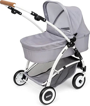 Коляска для кукол BRIO Spin, серая