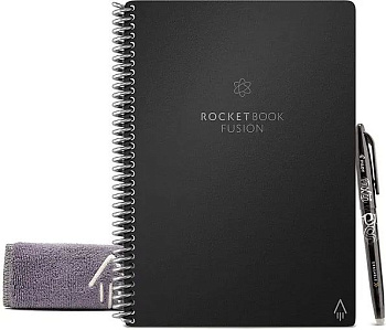 Умный блокнот Rocketbook Fusion Executive, А5, черный