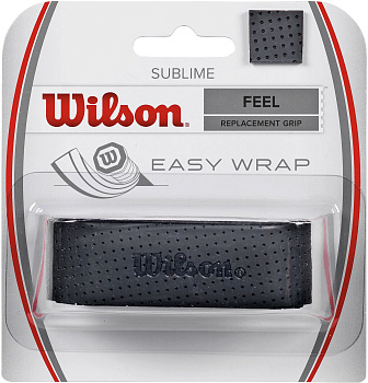 Обмотка для ракетки Wilson Sublime Grip, чёрная
