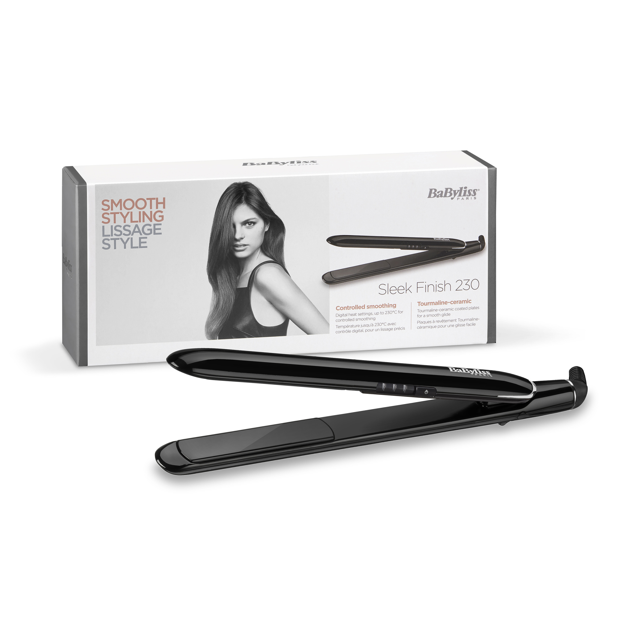 Выпрямитель для волос Babyliss BLST255E Sleek Finish 230