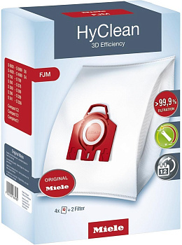 Мешок для пыли Miele HyClean 3D Efficiency FJM 4 шт.