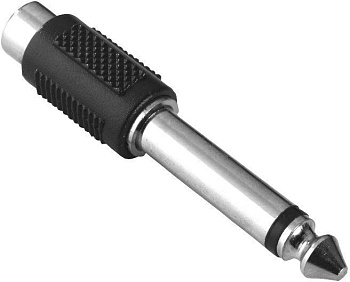 Аудиоадаптер Hama RCA - 6,3 мм, моно
