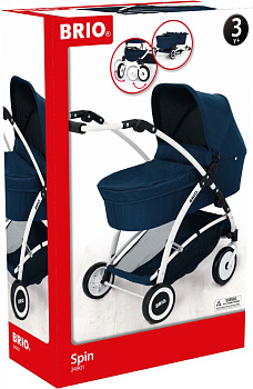 Коляска для кукол BRIO 24901, синяя