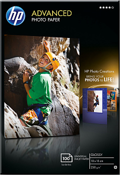 Фотобумага HP Advanced Photo Paper Glossy, 10 x 15 cм, 100 листов