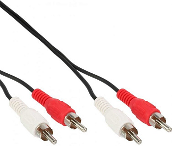 Кабель InLine 2 x RCA (m) - 2 x RCA (m), 5 м