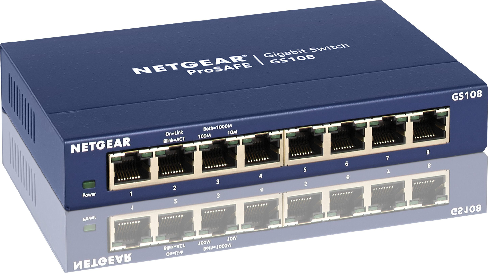 8-портовый коммутатор NetGear GS108GE