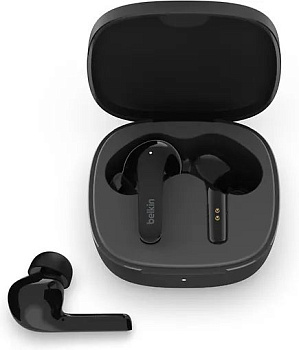 Наушники-вкладыши Belkin Soundform Flow с шумоподавлением, черные