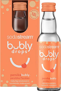 Концентрат Sodastream Bubly Drops персик, 40 мл