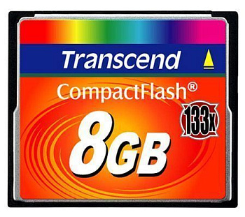 Карта памяти Transcend CompactFlash 8GB 133x