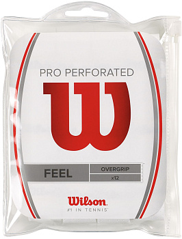 Намотка Wilson Pro Overgrip белая 12 шт.
